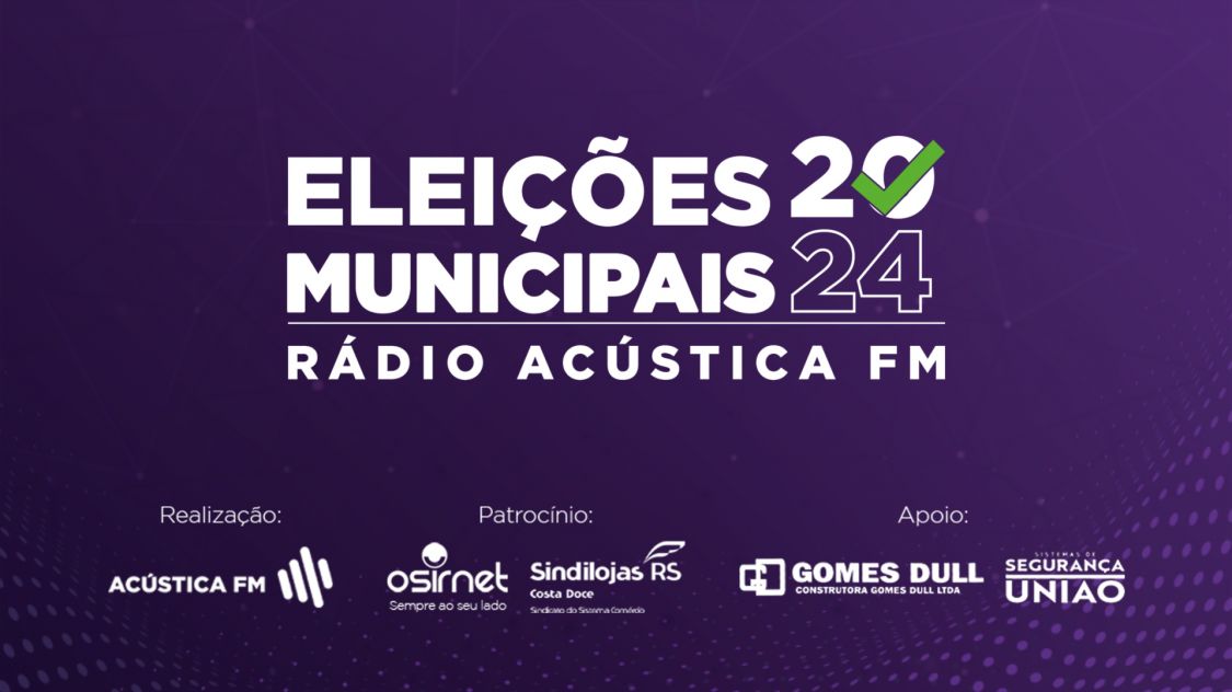 Eleições 2024: Sindilojas Costa Doce patrocina os dez debates realizados pela Rádio Acústica FM com candidatos da região Costa Doce