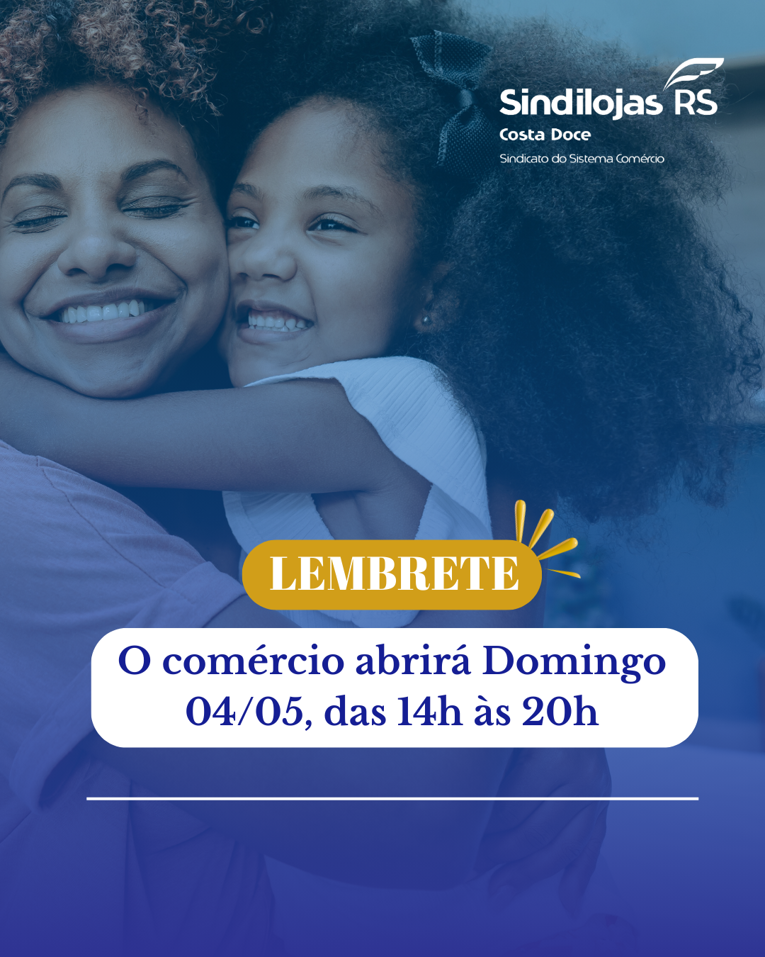 Comércio em Camaquã  Abrirá neste Domingo que atencede o Dia das Mães 