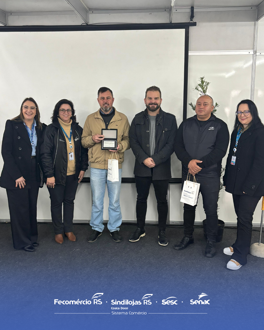 Sindilojas Costa Doce participa do 5º Festival de Inverno Lourenciano ao lado do Sistema Fecomércio RS