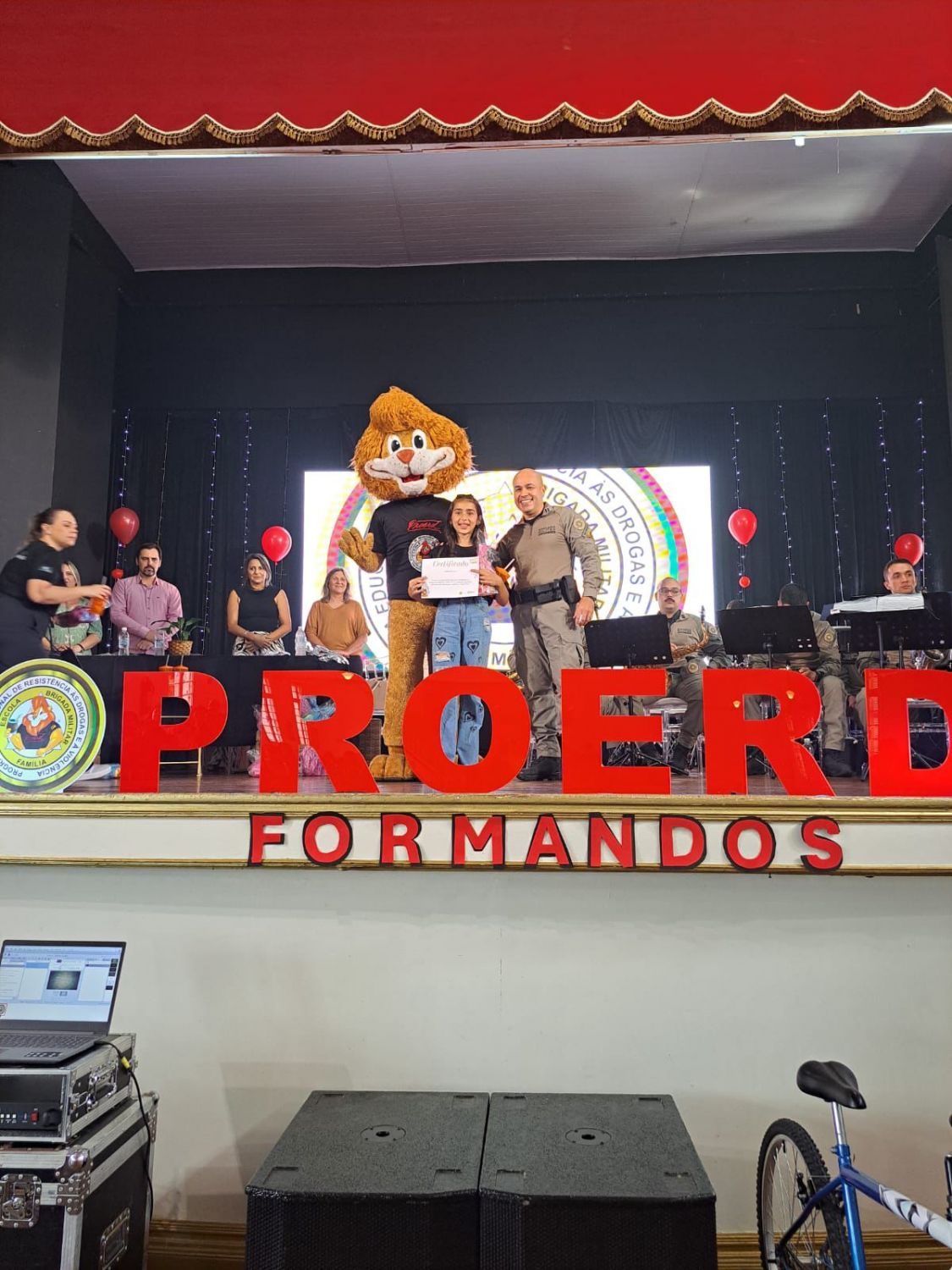 Solenidade de Formatura Programa Educacional de Resistência às Drogas e à Violência (Proerd)