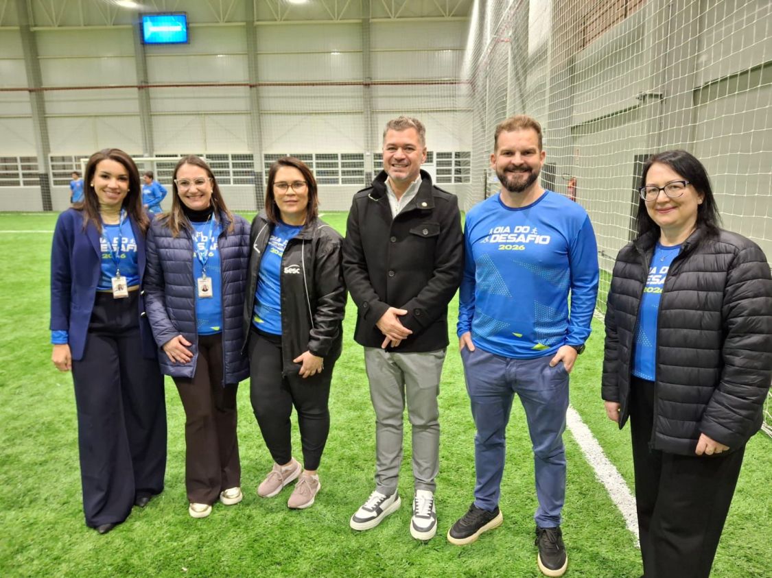 Sindilojas Costa Doce participa da inauguração da nova quadra coberta do Sesc Camaquã