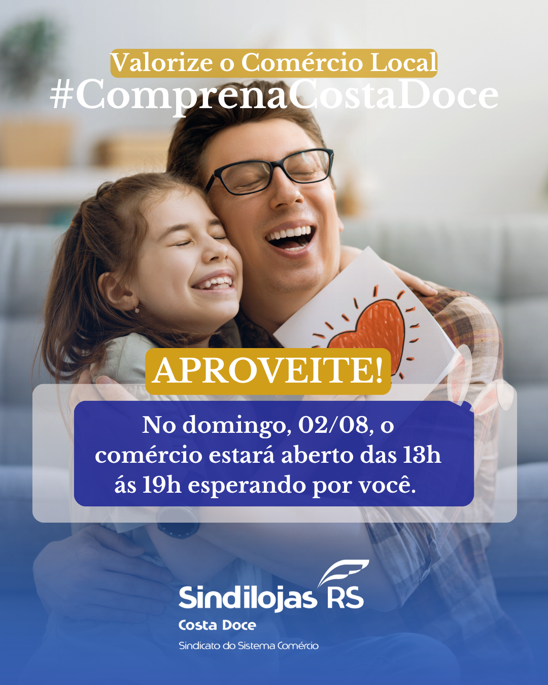Comércio de Camaquã estará aberto neste domingo para as compras de Dia dos Pais