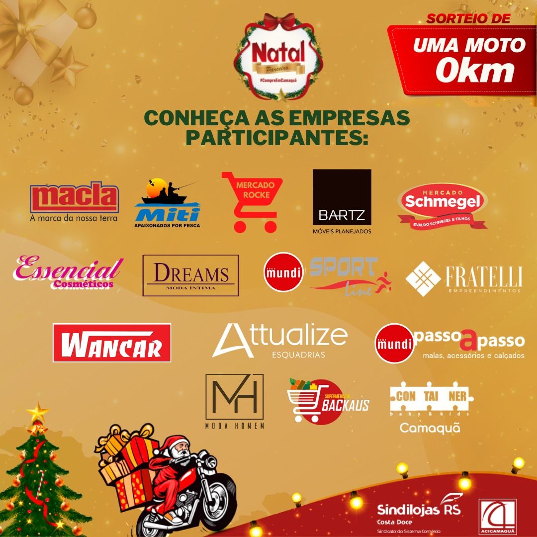 Conheça as empresas participantes da promoção NATAL PARCEIRO 2021